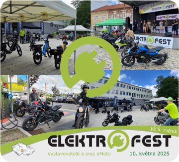 Jízdy e-skoot na ElektroFestu
